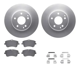 R1 Concepts WDTH1-63030 Brake Rotors - Carbon Coated W/ Euro Ceramic Pads & Hdw